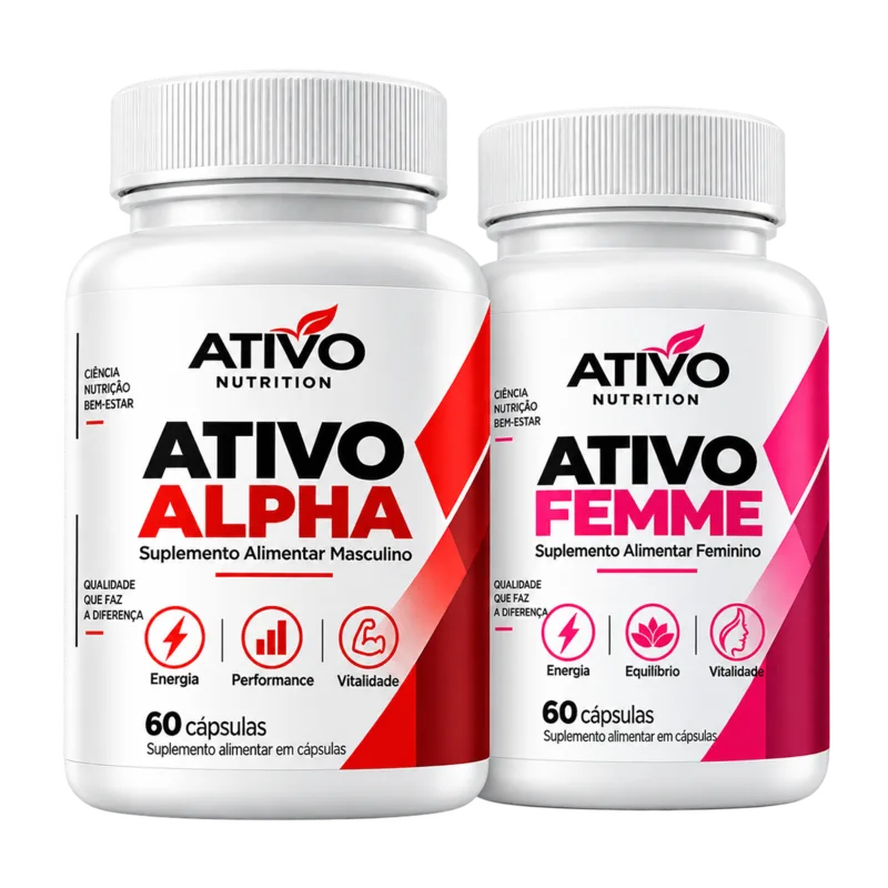 Kit Casal Ativo Alpha + Femme